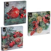 5th AVENUE red napkins